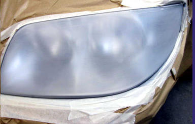 Carrozzeria Tiziano Tarondo rigenerazione fari (prima)