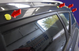 Carrozzeria Tarondo Auto grandinata leva bolli